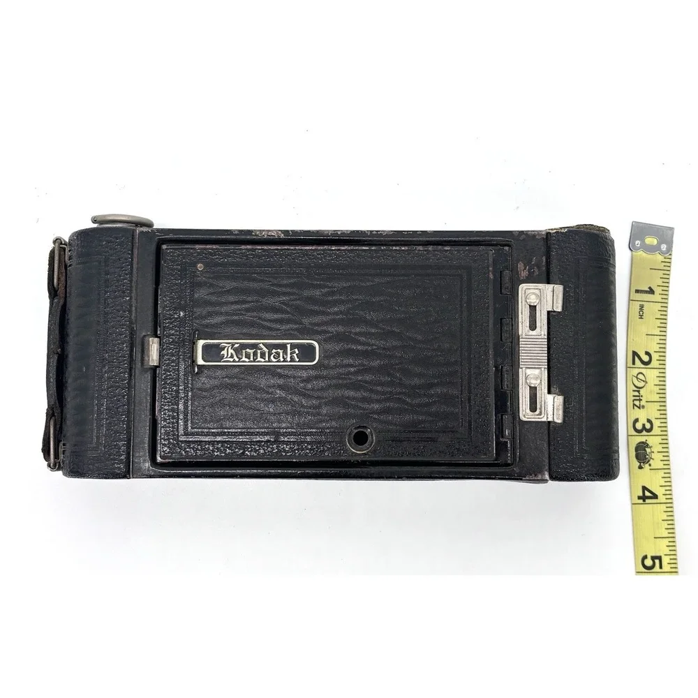 Vintage No 1A Pocket Kodak Folding Bellows Camera Kodex Shutter Film TV Prop